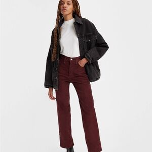 EUC Levi’s Ribcage Straight Ankle Corduroy Women’s Pants